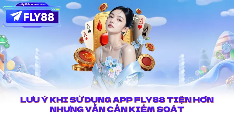 Lưu ý khi sử dụng app Fly88: Tiện hơn, nhưng vẫn cần kiểm soát.
