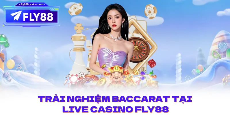 Trải nghiệm Baccarat tại Live Casino FLY88